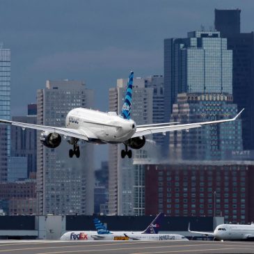 JetBlue passenger suddenly opens exit door as flight is taxiing for takeoff at Boston airport