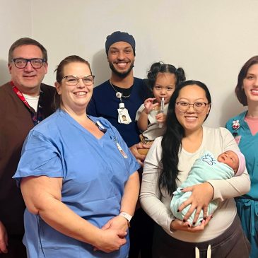 New Year’s baby born at St. Paul hospital where his parents, other family members work