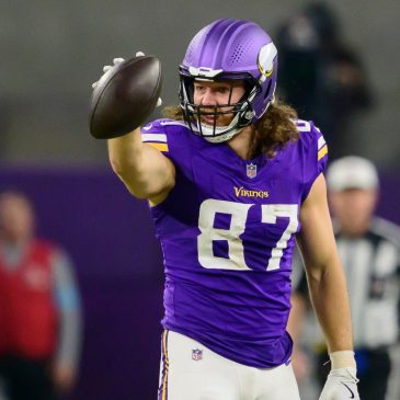 Vikings tight end T.J. Hockenson preps to play Lions for first time since tearing his ACL