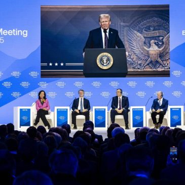 Trump tells Davos elite to invest in US or face tariffs