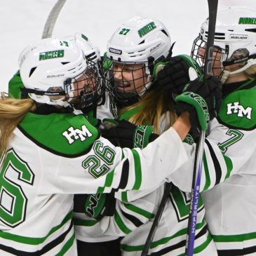 State Class AA girls hockey: Hill-Murray 5, Andover 3