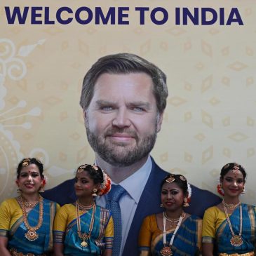 Vance arrives in India for a 4-day visit that includes talks with Modi