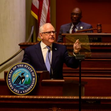 Walz seeks GOP help on budget, blasts Trump ‘chaos’ in State of the State speech