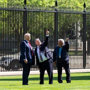 Trump is putting his ‘touches’ on the White House with flagpoles, art and an Oval Office overhaul