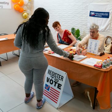 Getting the Vote Out in NYC Homeless & Domestic Violence Shelters