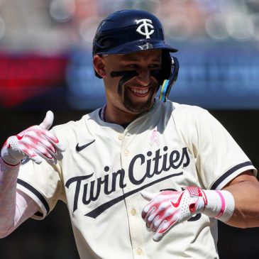 Lewis breaks out with two-hit day