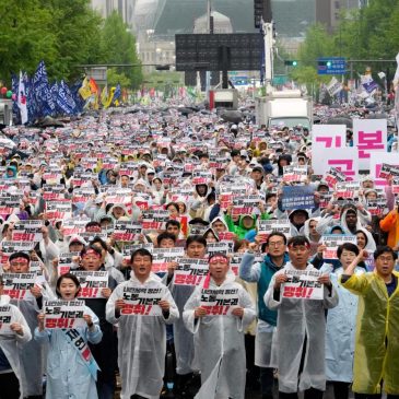 From Tokyo to Los Angeles, Trump’s policies loom over May Day marches