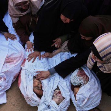 Israeli airstrikes in Gaza kill 70 people, including 22 children, health officials say