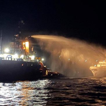 Drones strike ship carrying aid to Gaza, organizers say