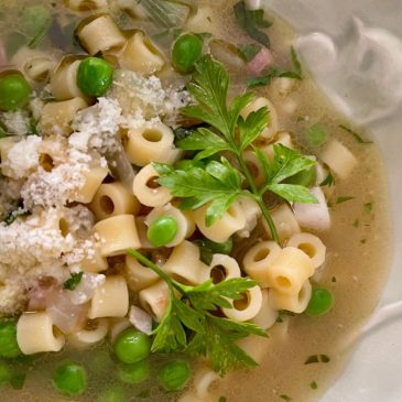 Recipe: Pasta and Pea Soup is a tasty, simple dish with delightful brightness