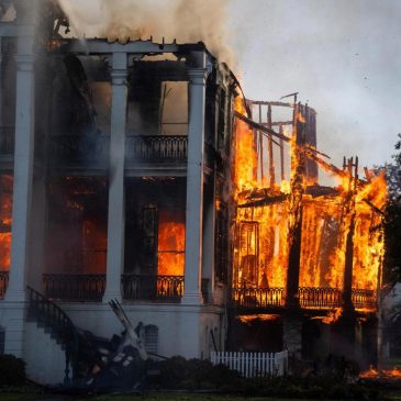 Video of the Nottoway Plantation fire sparks jubilation. It’s about anger and pain over slavery, too