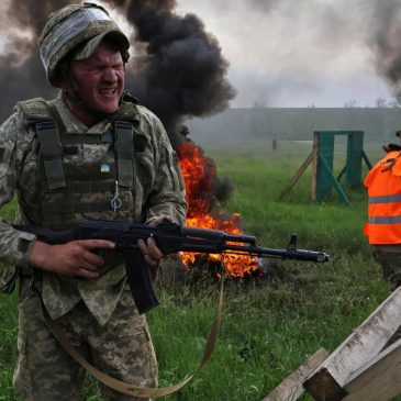 Russia seizes Ukrainian border villages as its massive bombing campaign slows