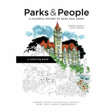 Readers and writers: Surprising facts about St. Paul’s parks in an adult coloring book
