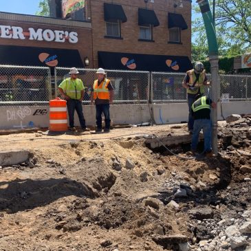St. Paul businesses call sinkhole timing a small blessing
