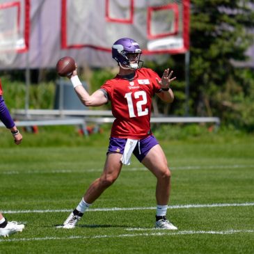 Now with the Vikings, Max Brosmer is right where he’s supposed to be