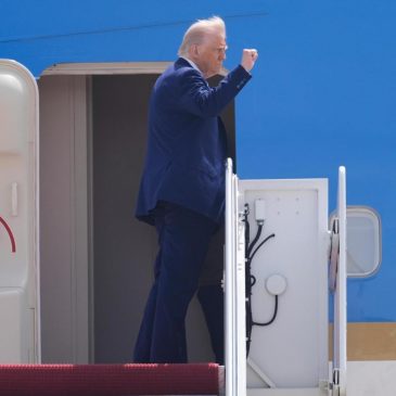Trump starts his foreign trip with a crush of problems — and outsized certainty he has the answers