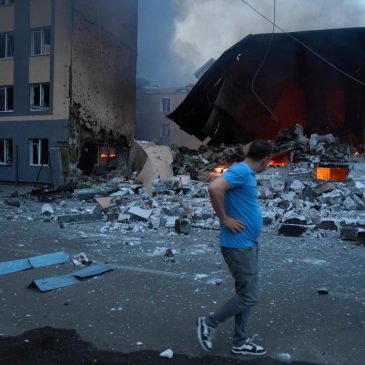 Russia launches another large-scale drone and missile attack on Ukraine, killing 3 and wounding 13