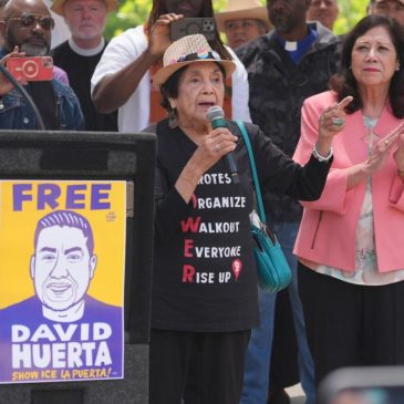 California labor leader charged with impeding officer during immigration crackdown