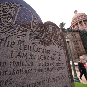 Faith leaders and families sue to block Texas’ new Ten Commandments in schools law