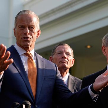 Thune’s first big test as Senate leader has arrived with Trump’s tax bill