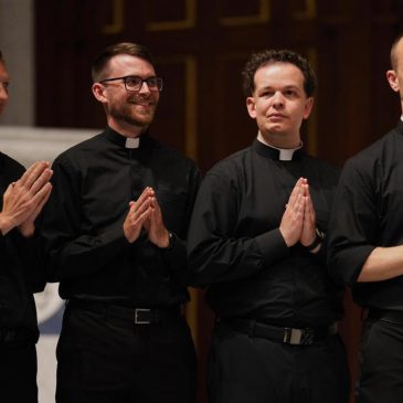 A US diocese defies trends and ordains its largest class of Catholic priests in decades
