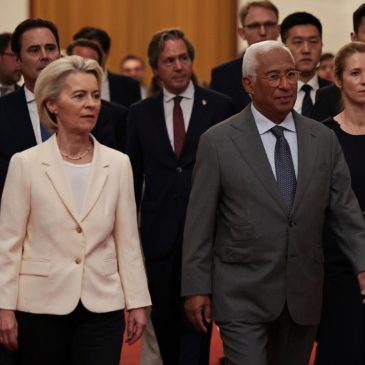 Europe and China agree to take action on climate change and nothing else in tense Beijing summit