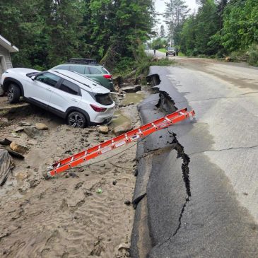 Flash floods once again hit Vermont, damaging homes and roads