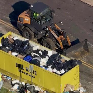 Trash and tension mount in Philadelphia on Day 8 of workers strike, while some seek pop-up haulers