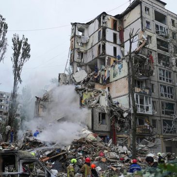 Russian missile and drone attack hits Ukrainian capital Kyiv, killing 9 people and wounding 124