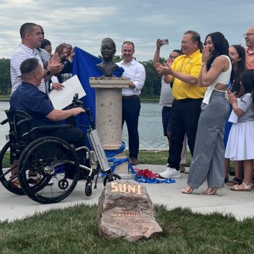 Statue of St. Paul Olympian Suni Lee stolen from Phalen Park
