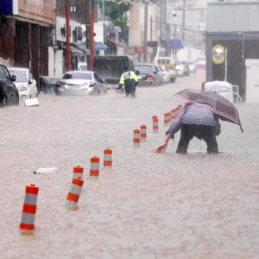 At least 4 dead and 1,300 evacuated after heavy rain in South Korea