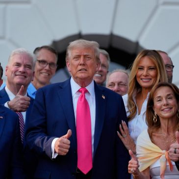 Just 1 in 4 US adults say Trump’s policies have helped them, a new AP-NORC poll finds