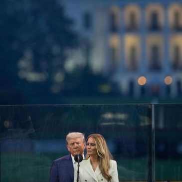 Melania Trump meets with patients, visits garden at Washington children’s hospital