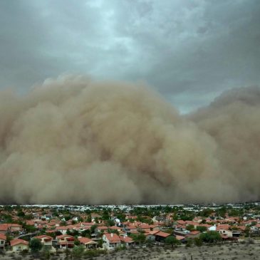 Towering wall of dust rolls through metro Phoenix, leaving thousands without power
