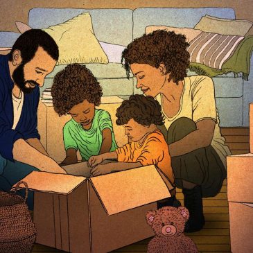 Moving to a new home or school can stress kids out. How to make it more manageable