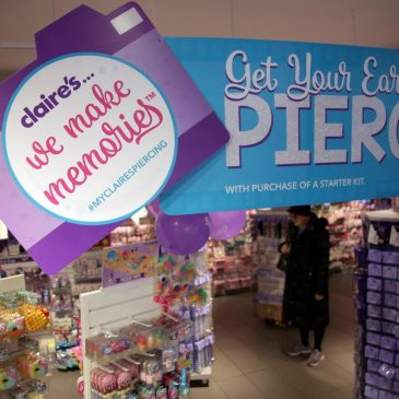Claire’s, known for piercing millions of teens’ ears, files for Chapter 11, 2nd time since 2018