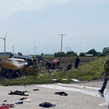 6 people dead after a truck crashed into a van carrying members of an Amish group in Michigan