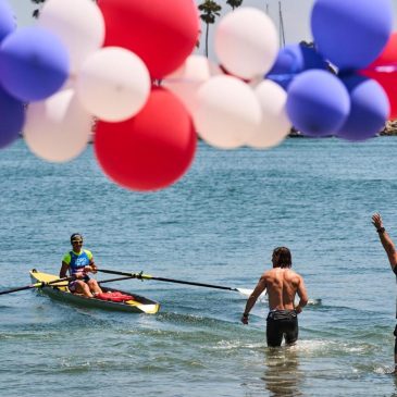 Rowers revel in beach sprints in the run-up to LA’s 2028 Olympics