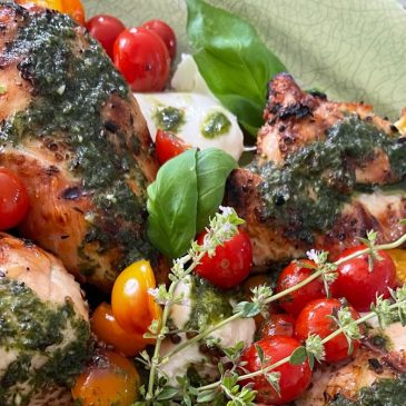 Recipe: Grilled Chicken Caprese is a delightful, summery dish