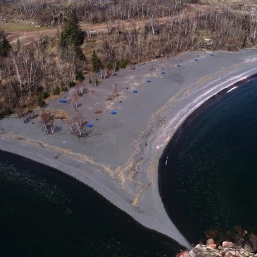 Coast Guard helicopter rescues 4 children from island off Lake Superior