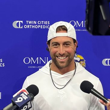 Adam Thielen is back home with the Vikings and he couldn’t be happier