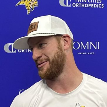 After growing up a Vikings fan, Carson Wentz fulfills his prophecy