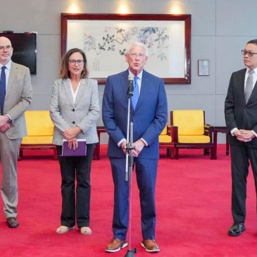 China criticizes US senators’ Taiwan visit, calls it a threat to sovereignty