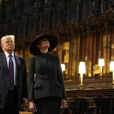 After the royal pomp, Trump’s state visit turns to politics and a meeting with Starmer