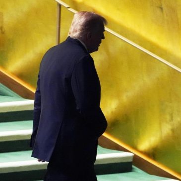 At UN, Trump attacks climate change efforts in front of leaders of drowning nations