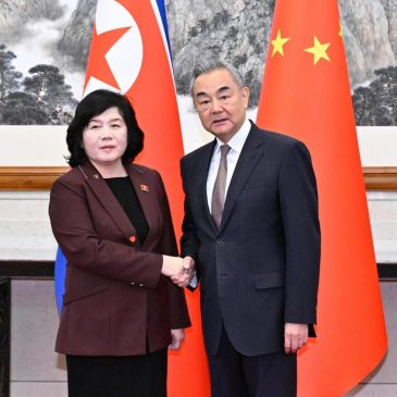 Top diplomats of North Korea and China agree to deepen ties and push back at the United States
