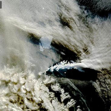Most enduring and biggest iceberg breaks apart, with more splintering to come in its death spiral