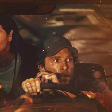 Movie review: Matthew McConaughey steers a white-knuckle wildfire drama in ‘The Lost Bus’