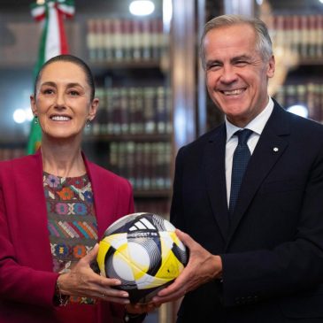 Canada’s Carney meets with Mexico’s Sheinbaum to discuss trade before a review of US trade deal