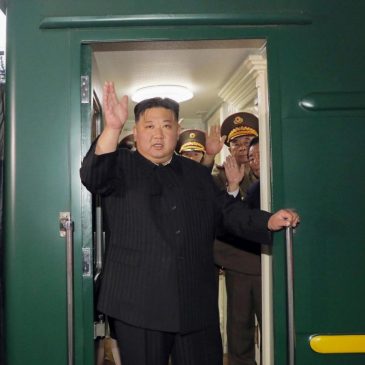 North Korea’s Kim Jong Un arrives in Beijing for military parade alongside Putin and Xi